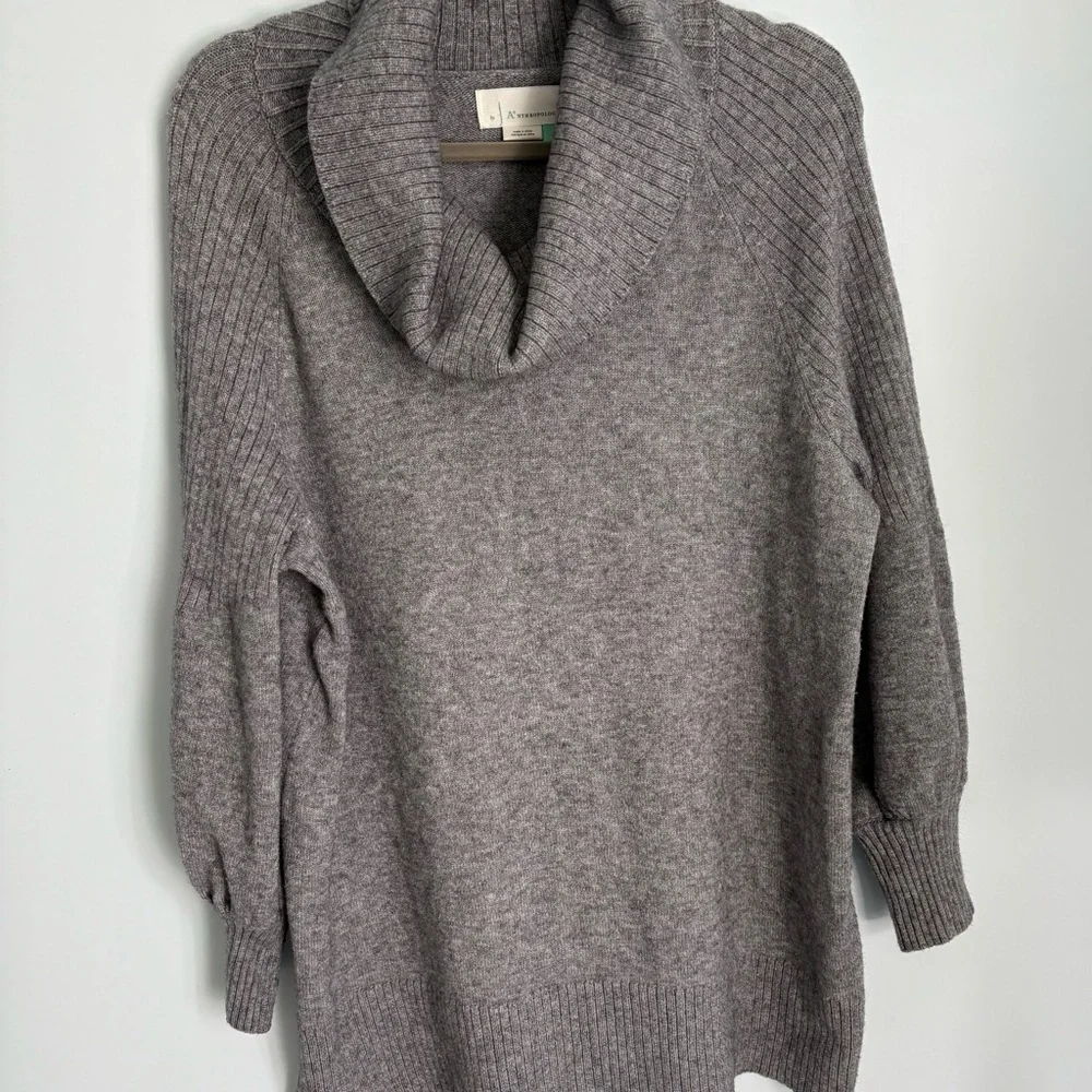 Anthropologie Heather Gray Cowl Neck Sweater
Size 1X - Picture 1 of 6